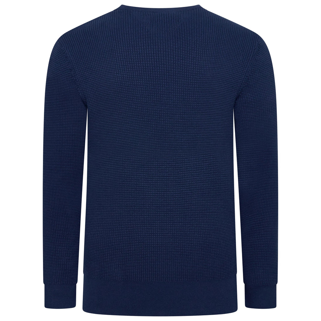 Original basketweave cotton jumper — back or fabric detail