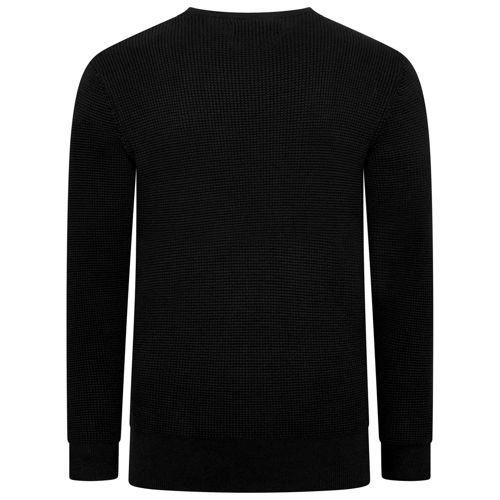 Original basketweave cotton jumper — back or fabric detail