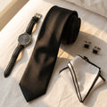 The Onyx Classic Satin Tie