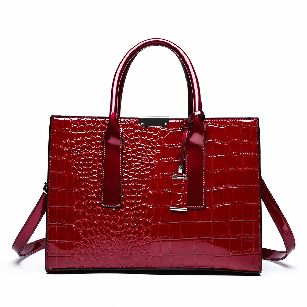 The Vittoria Croc-Effect Tote