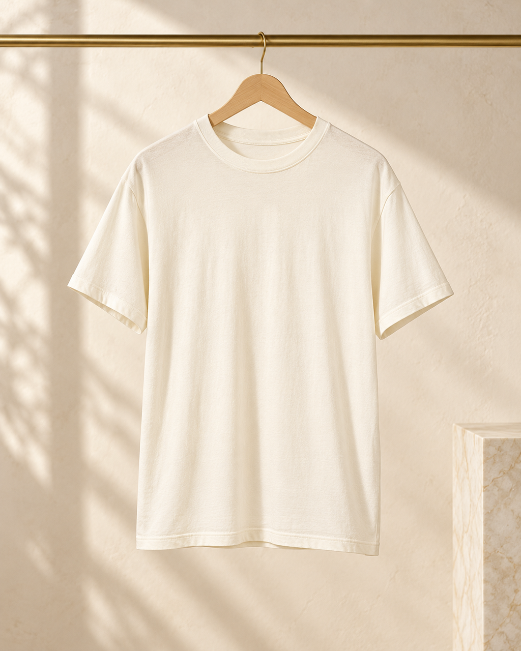Aria organic cotton oversized T-shirt — natural hero