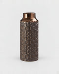 Zircon — Textured Ceramic Accent Vase on a plain light grey studio background