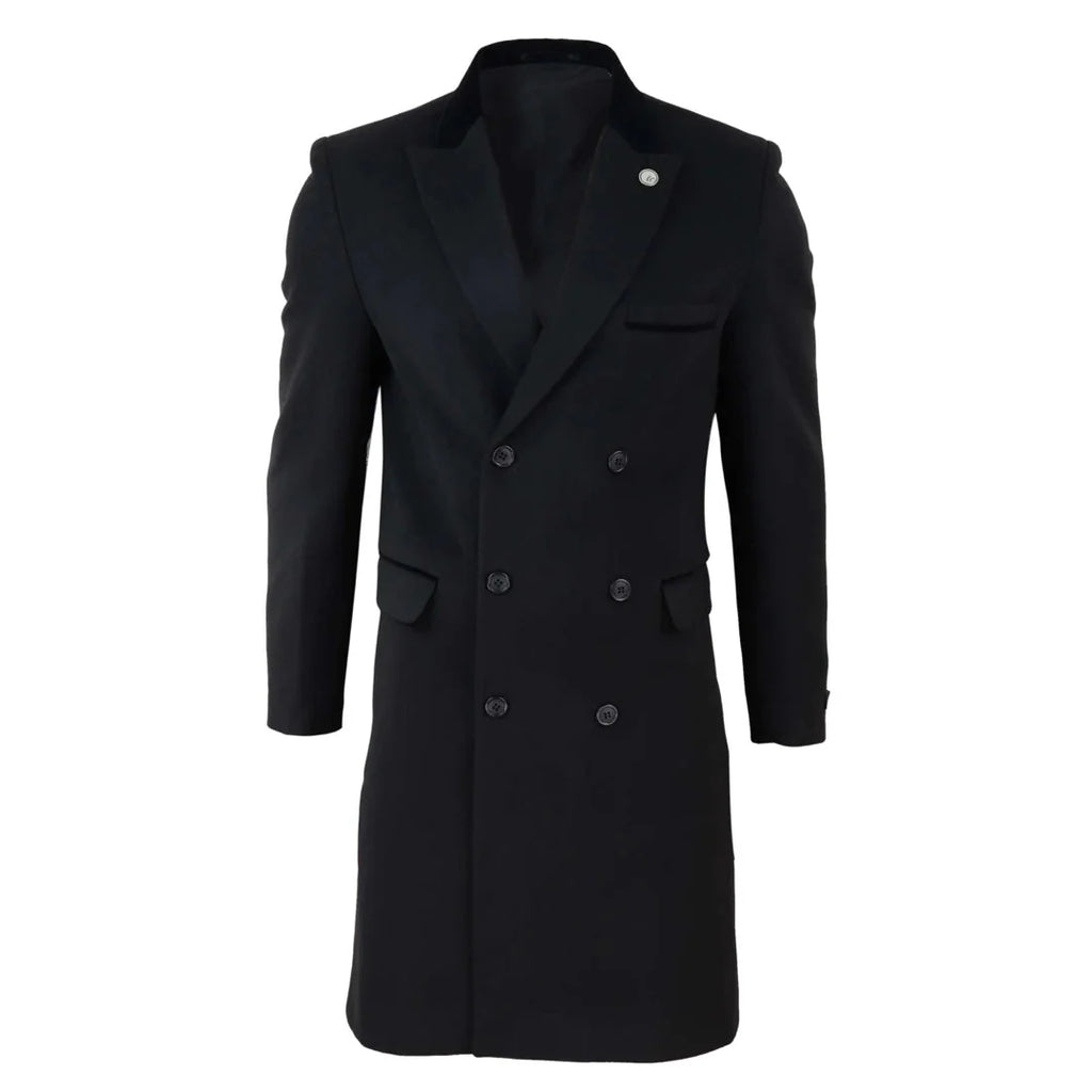 The Kingsley Double-Breasted Wool Overcoat