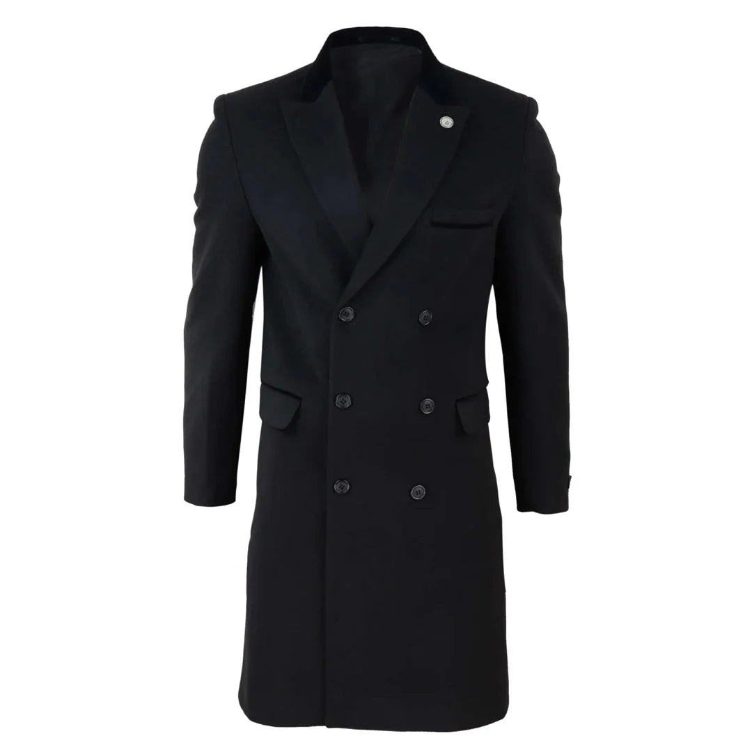 The Kingsley Double-Breasted Wool Overcoat