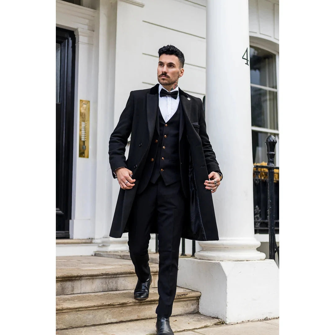 The Kingsley Double-Breasted Wool Overcoat