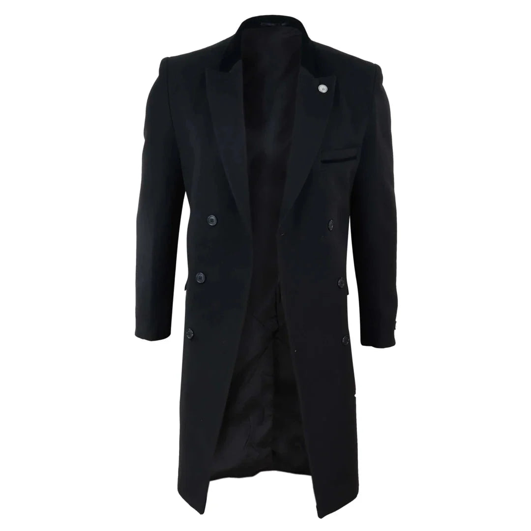 The Kingsley Double-Breasted Wool Overcoat