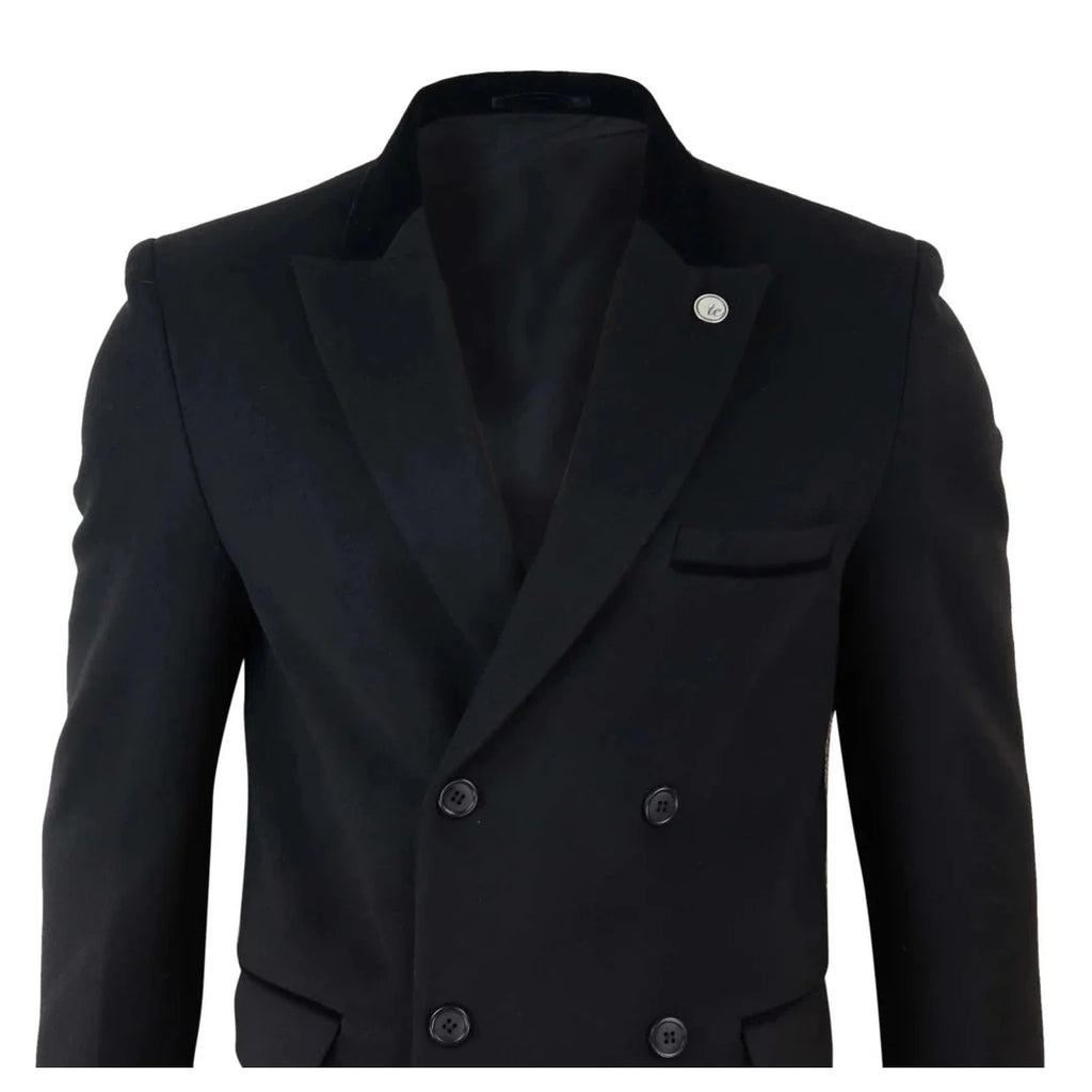 The Kingsley Double-Breasted Wool Overcoat
