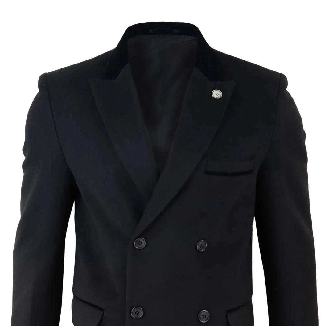 The Kingsley Double-Breasted Wool Overcoat