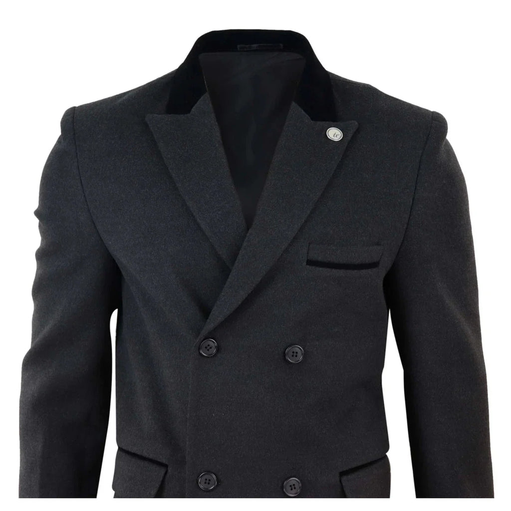 The Kingsley Double-Breasted Wool Overcoat