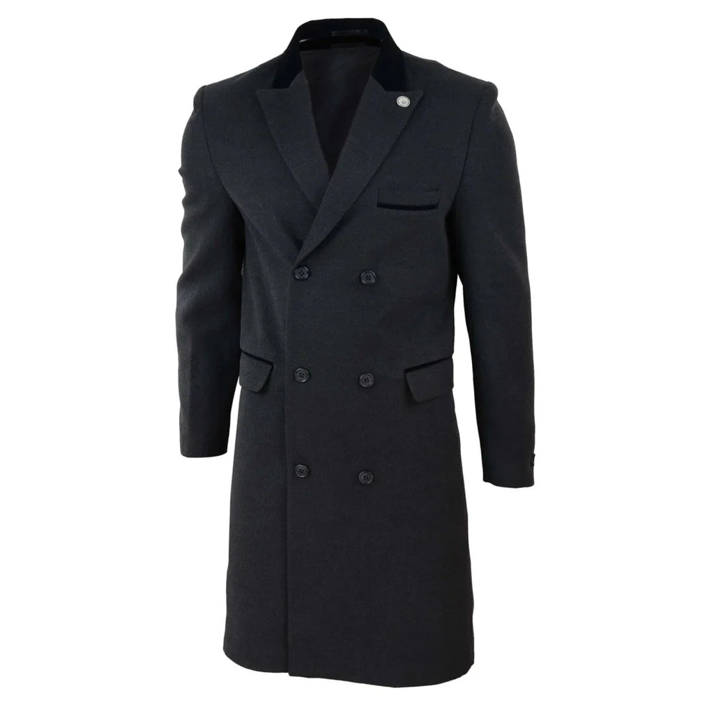 The Kingsley Double-Breasted Wool Overcoat