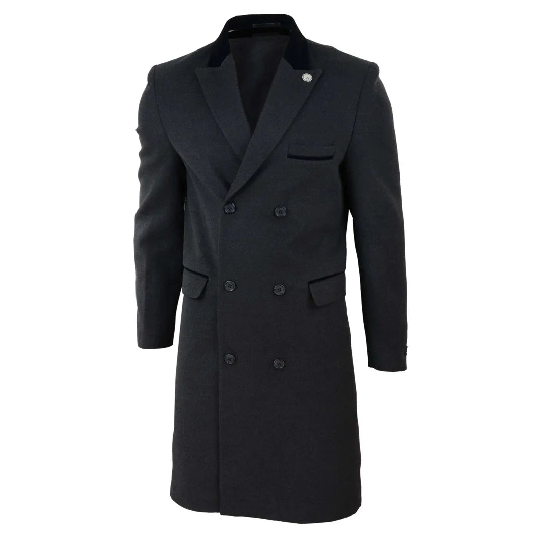 The Kingsley Double-Breasted Wool Overcoat
