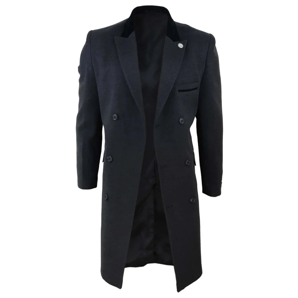 The Kingsley Double-Breasted Wool Overcoat