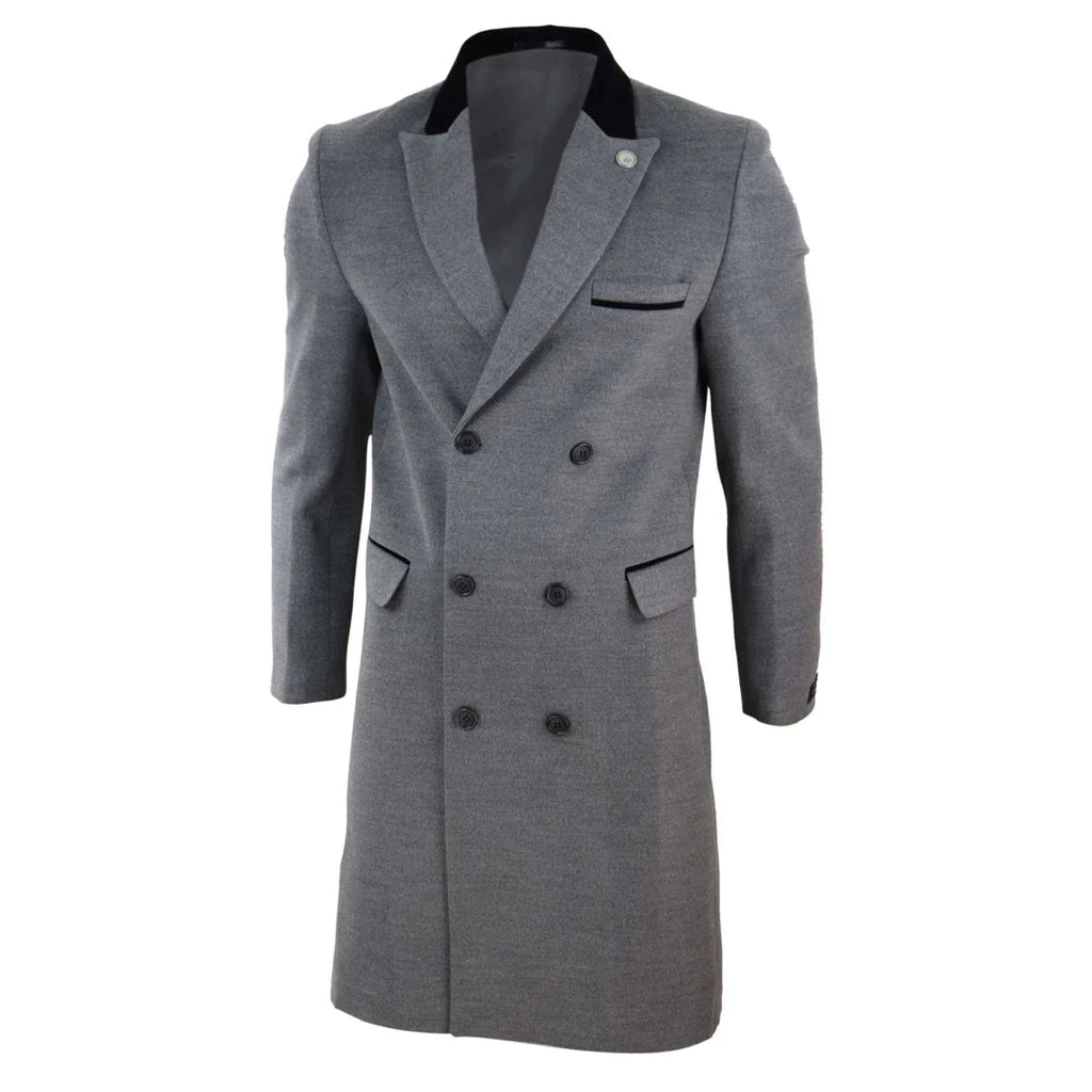 The Kingsley Double-Breasted Wool Overcoat