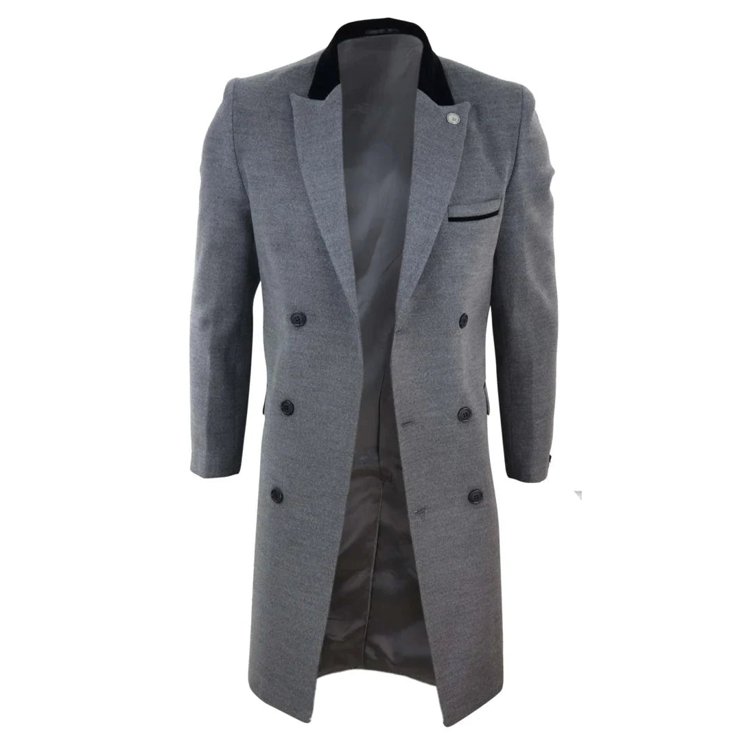 The Kingsley Double-Breasted Wool Overcoat