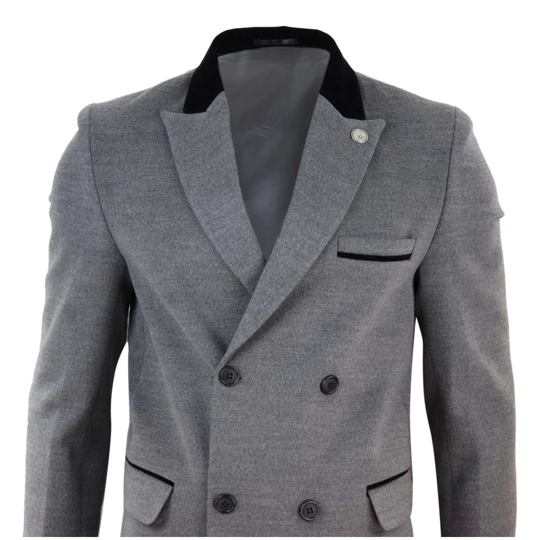 The Kingsley Double-Breasted Wool Overcoat