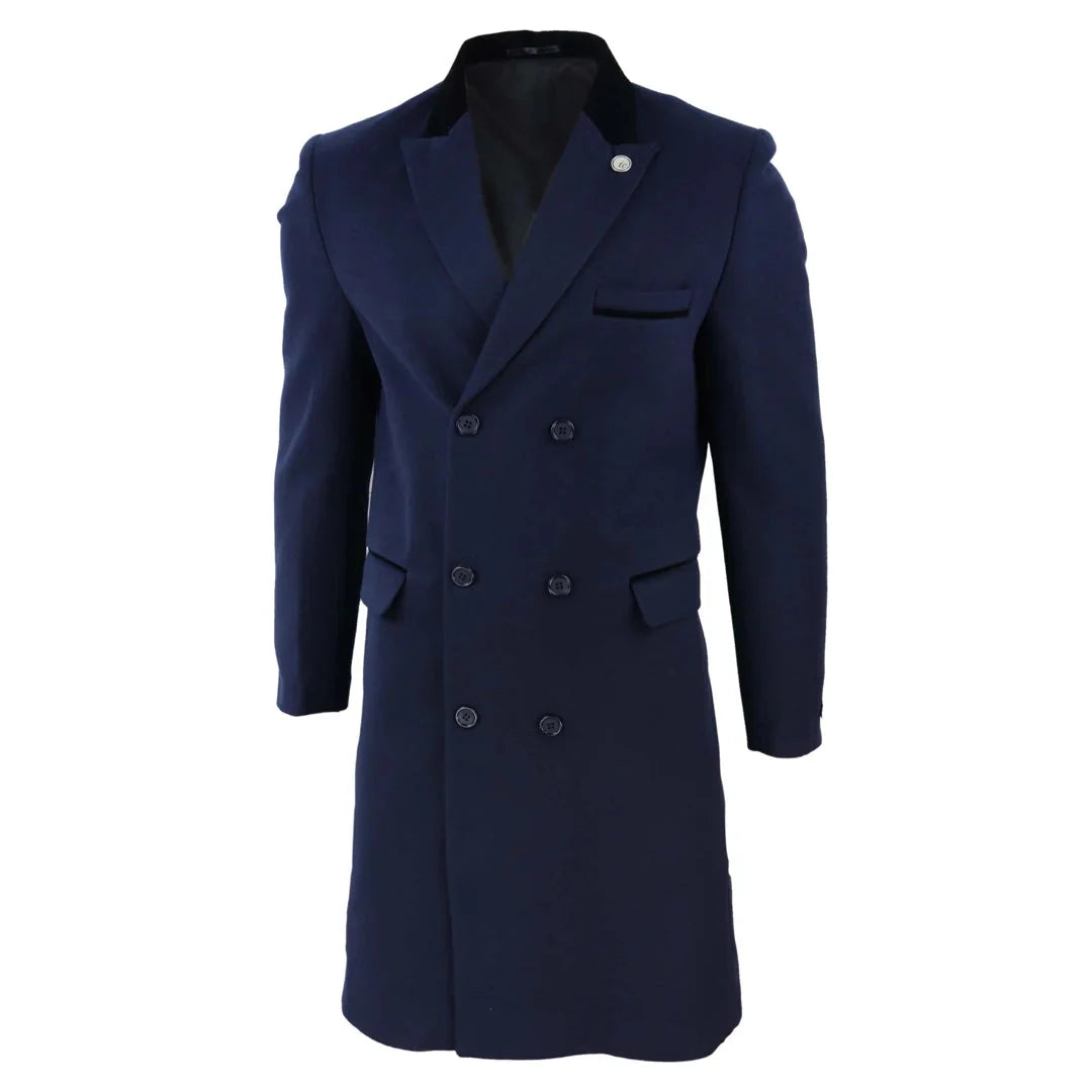 The Kingsley Double-Breasted Wool Overcoat