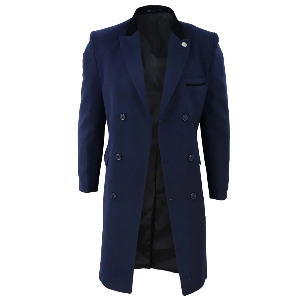 The Kingsley Double-Breasted Wool Overcoat