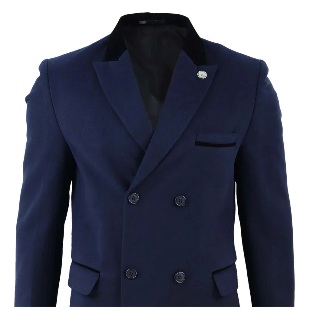 The Kingsley Double-Breasted Wool Overcoat
