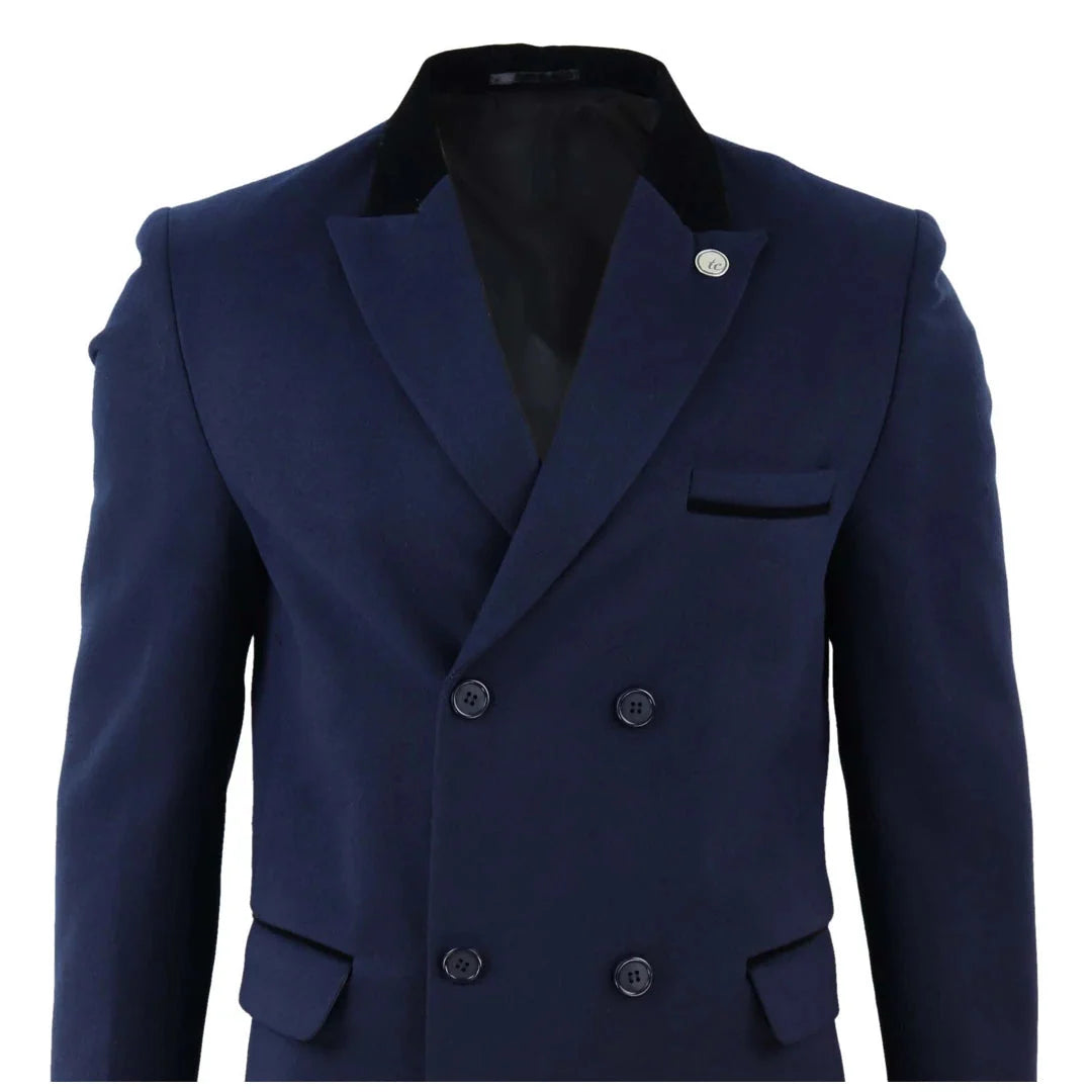 The Kingsley Double-Breasted Wool Overcoat