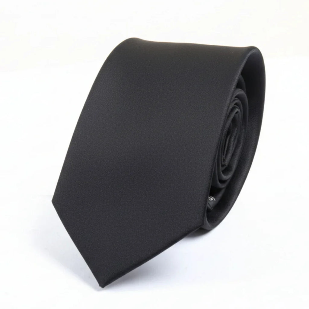 The Onyx Classic Satin Tie