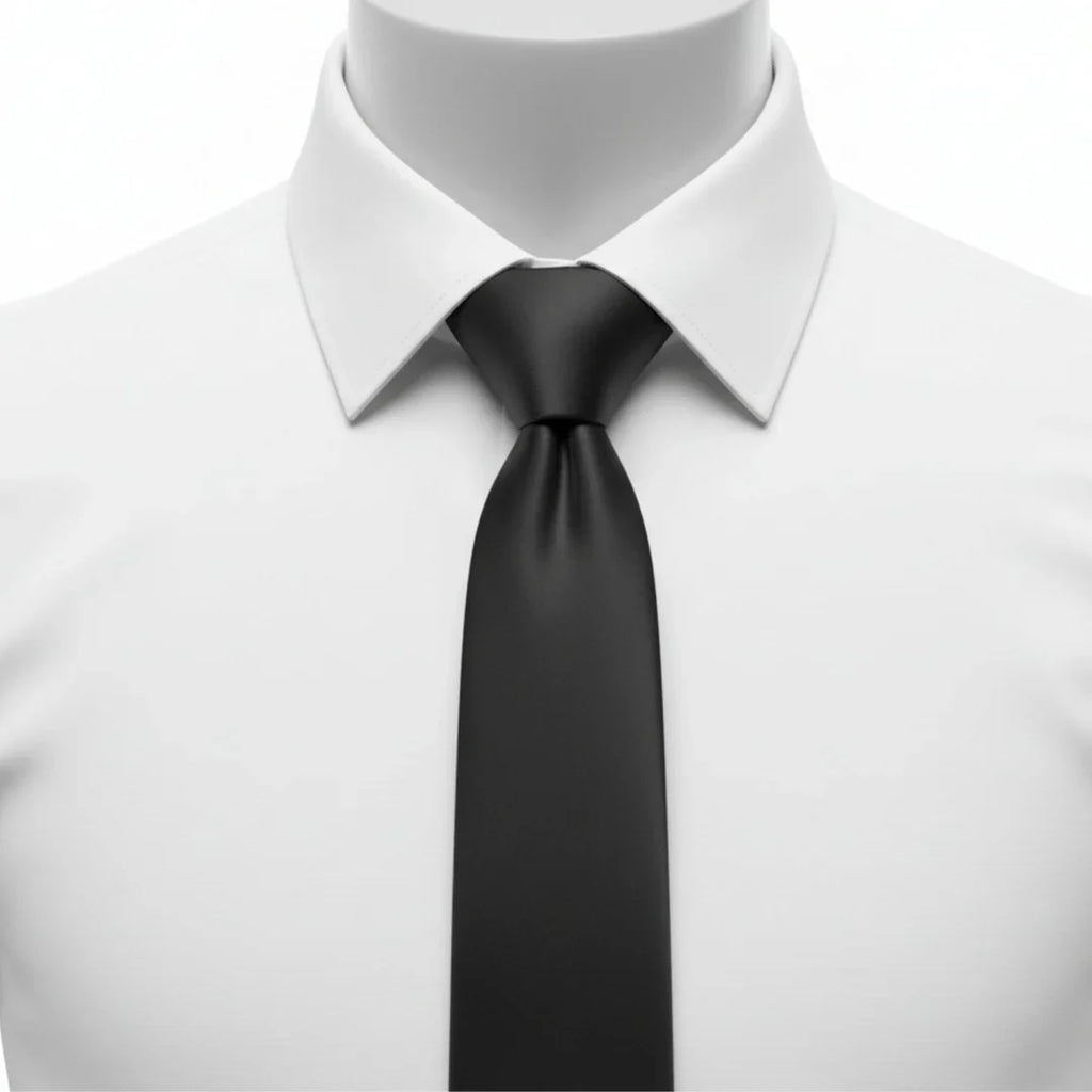 The Onyx Classic Satin Tie