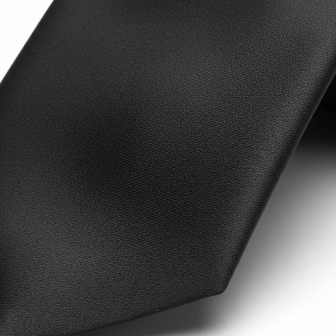 The Onyx Classic Satin Tie