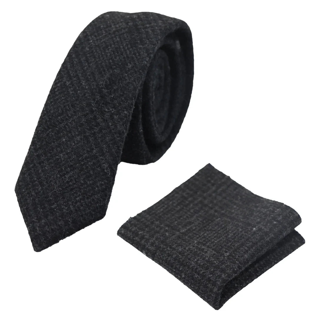 The Ashford Herringbone Tie Set