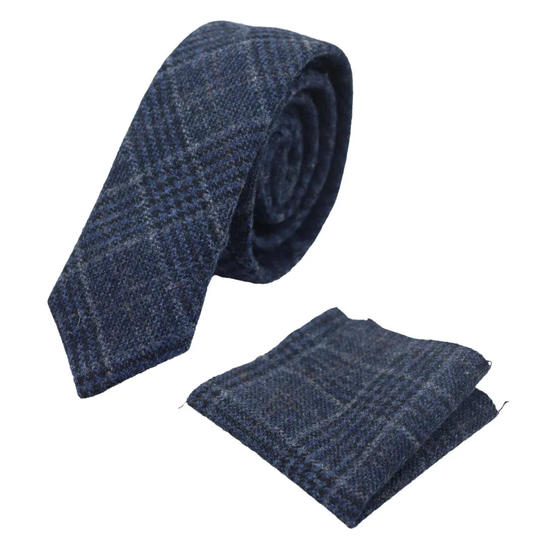 The Ashford Herringbone Tie Set