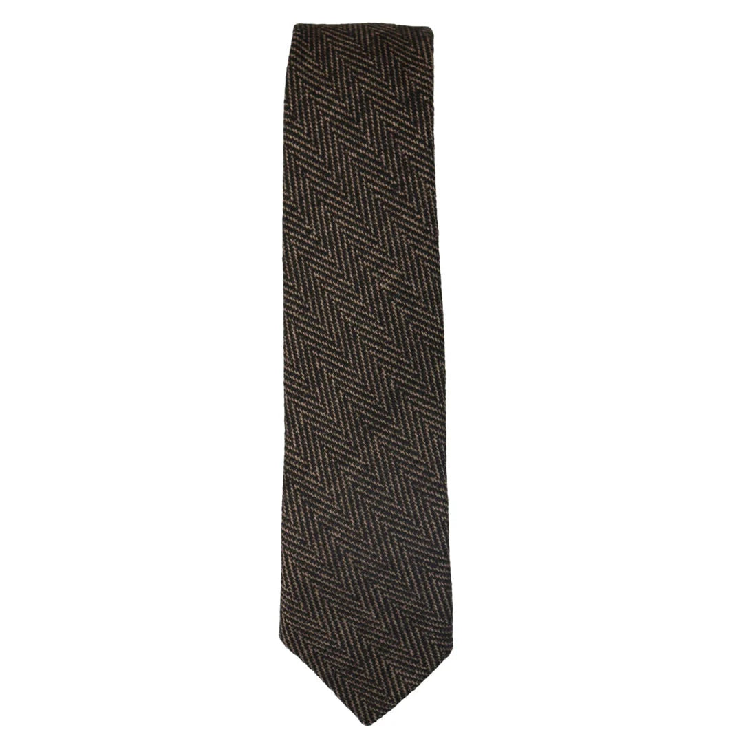 The Ashford Herringbone Tie Set