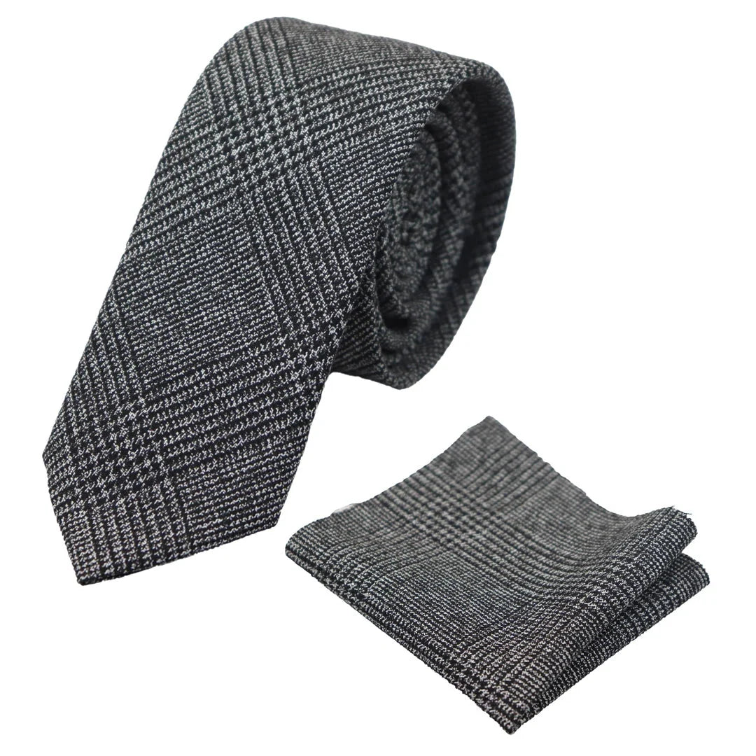 The Ashford Herringbone Tie Set