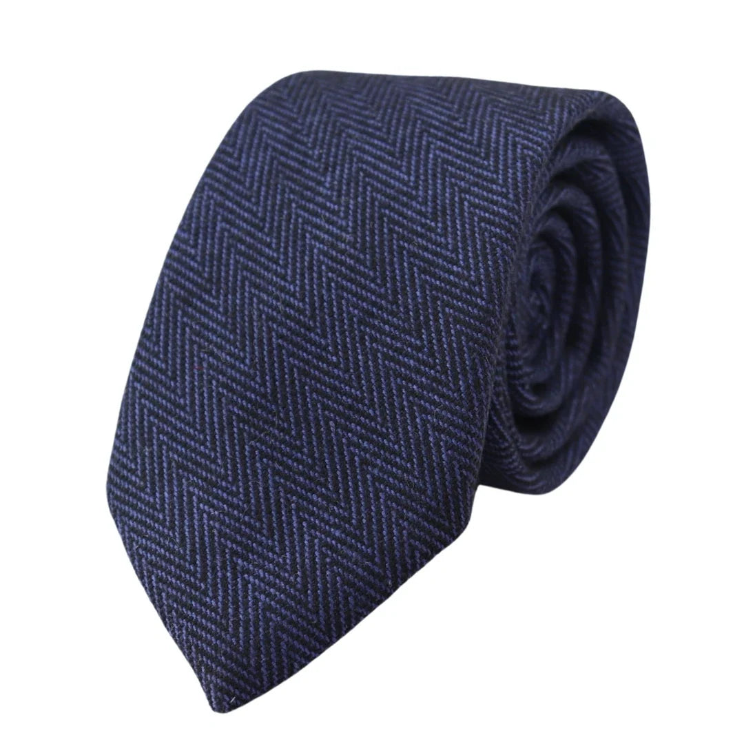 The Ashford Herringbone Tie Set